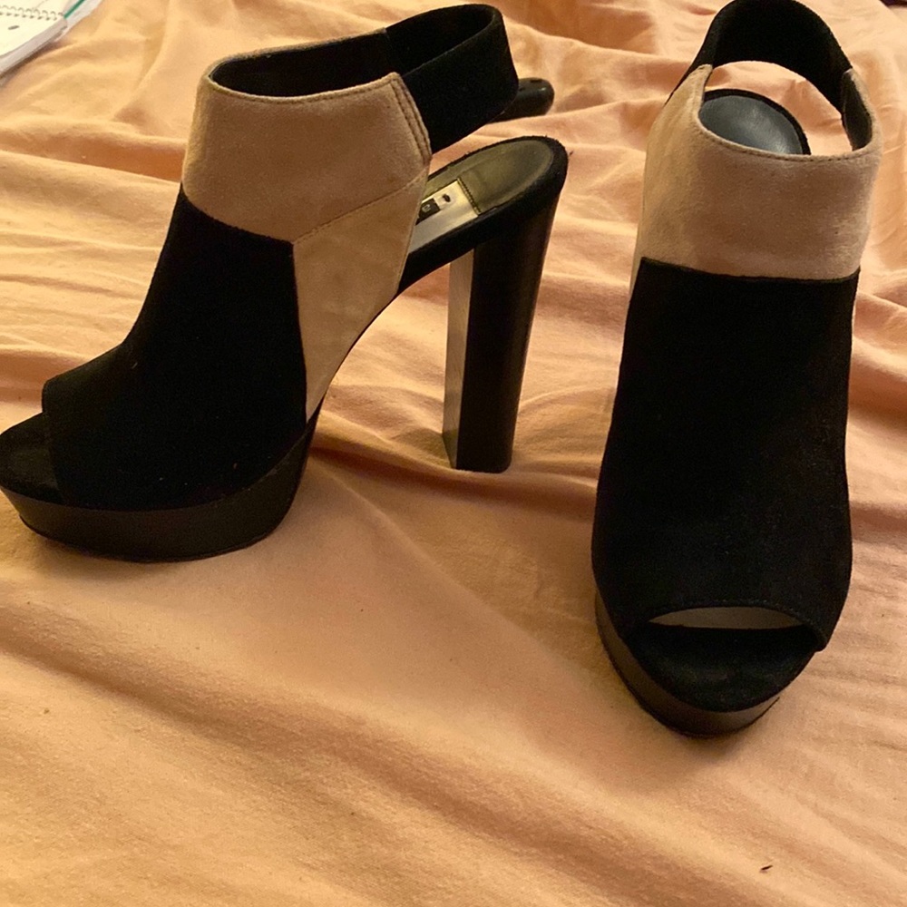 Platform shoes hardly used.